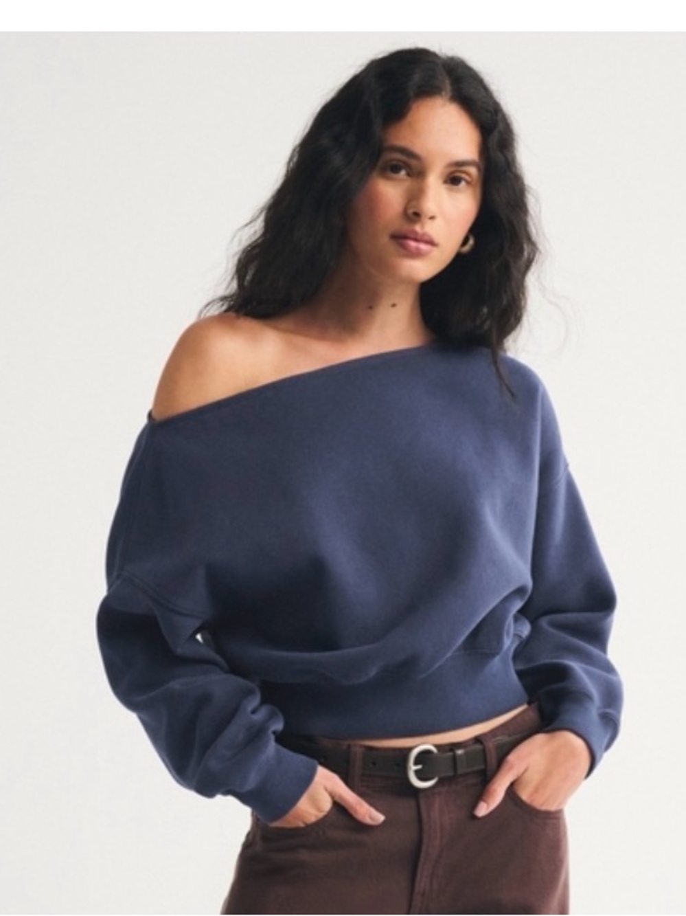 Abercrombie Off-Shoulder Sweatshirt